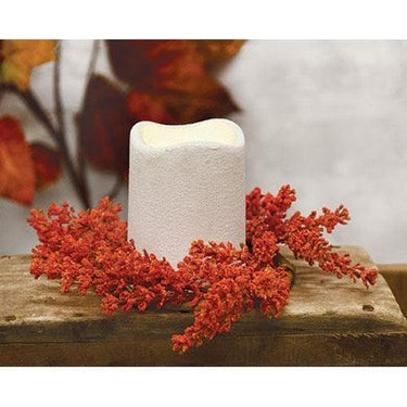Orange Sallowthorn Candle Ring - The Fox Decor